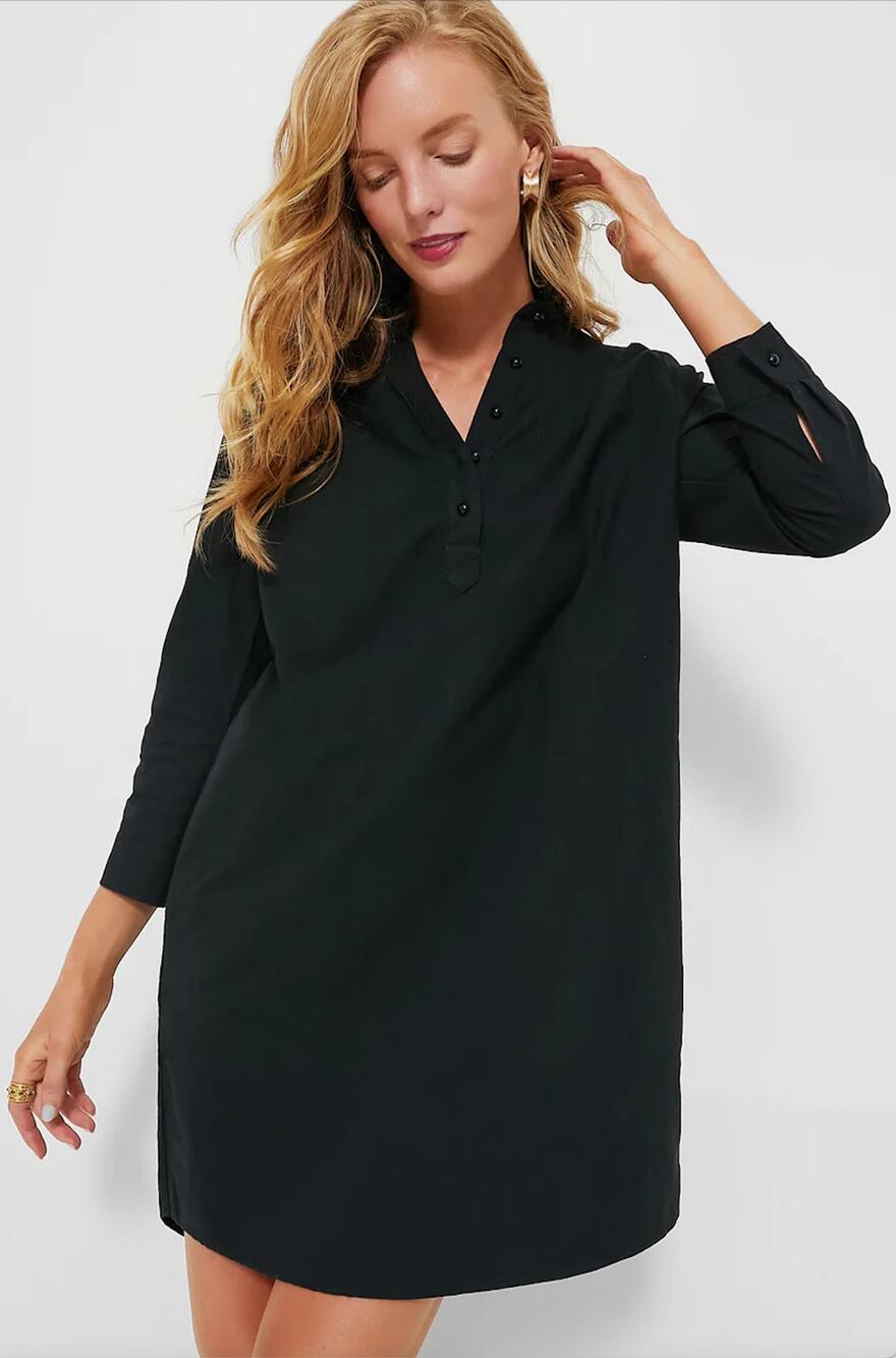Pomander Place Black Polly Dress